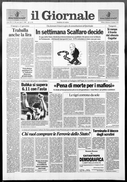 Il giornale : quotidiano del mattino